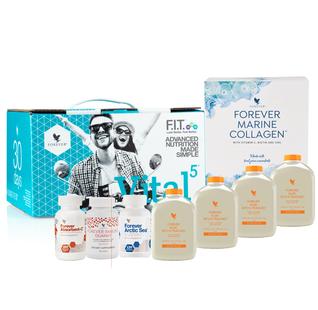 Vital5 Aloe Bits n'Peaches - Marine Collagen